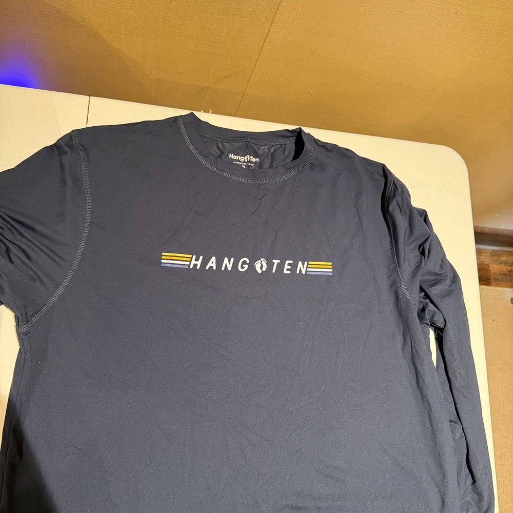 Hang Ten Men's Dark Blue Long Sleeve Tee